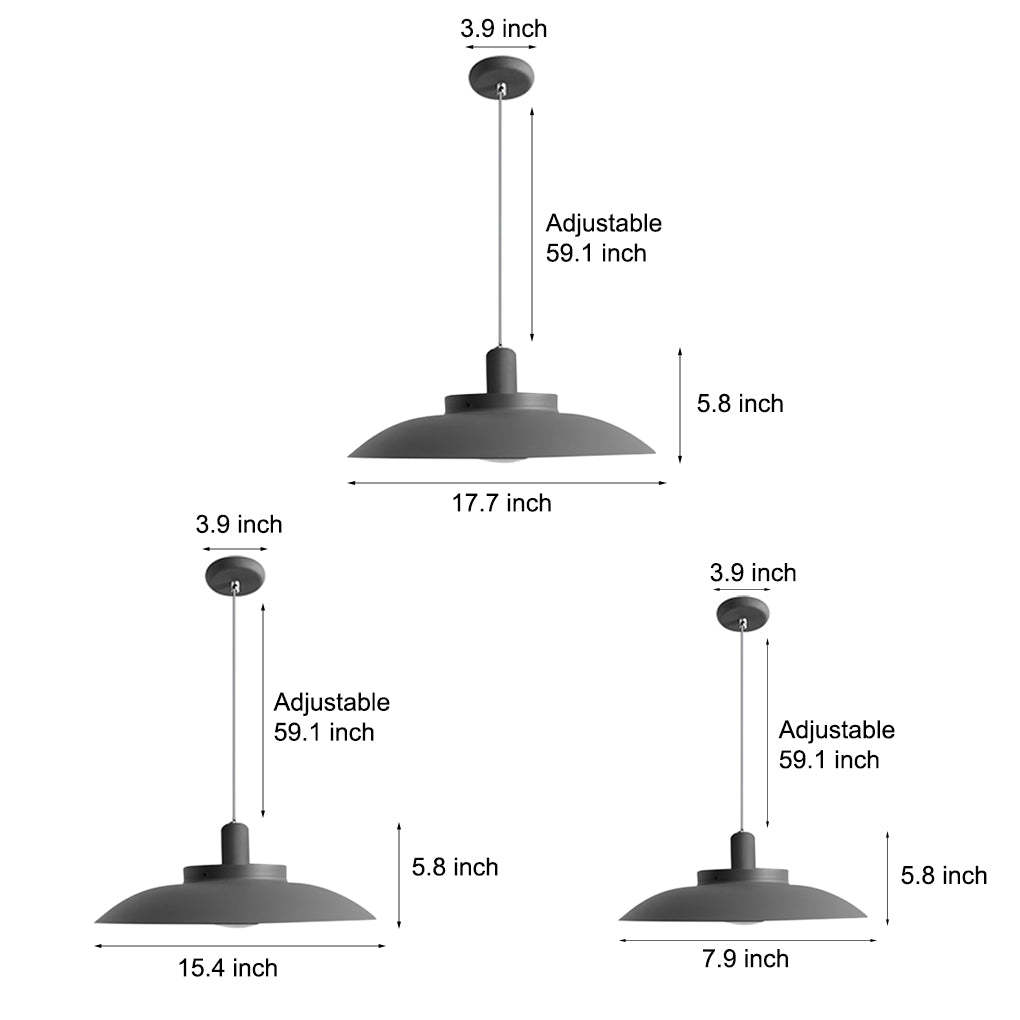 Minimalist Outdoor Waterproof LED Garden Chandelier