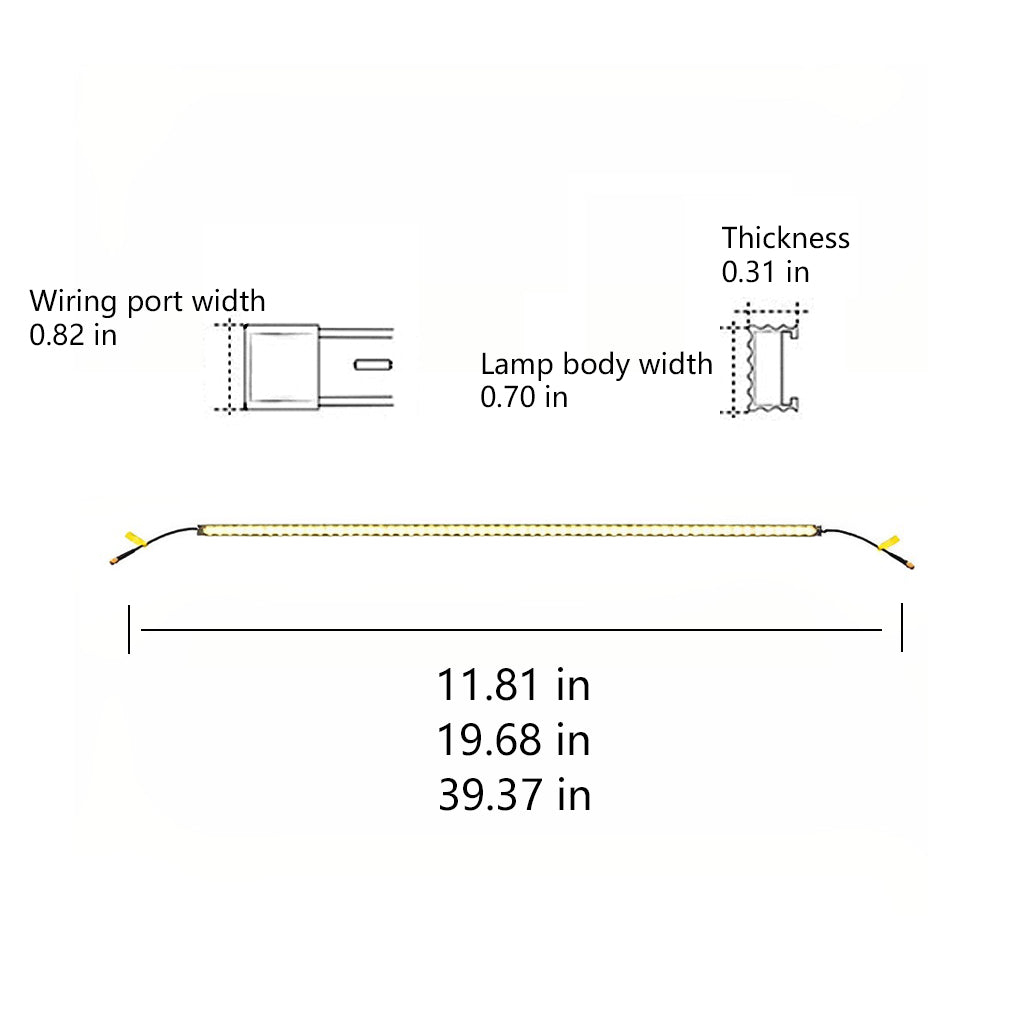IP68 Waterproof LED Strip Step Stair Under Tread Lighting Outdoor Decorative Guardrails Lights-Lighom
