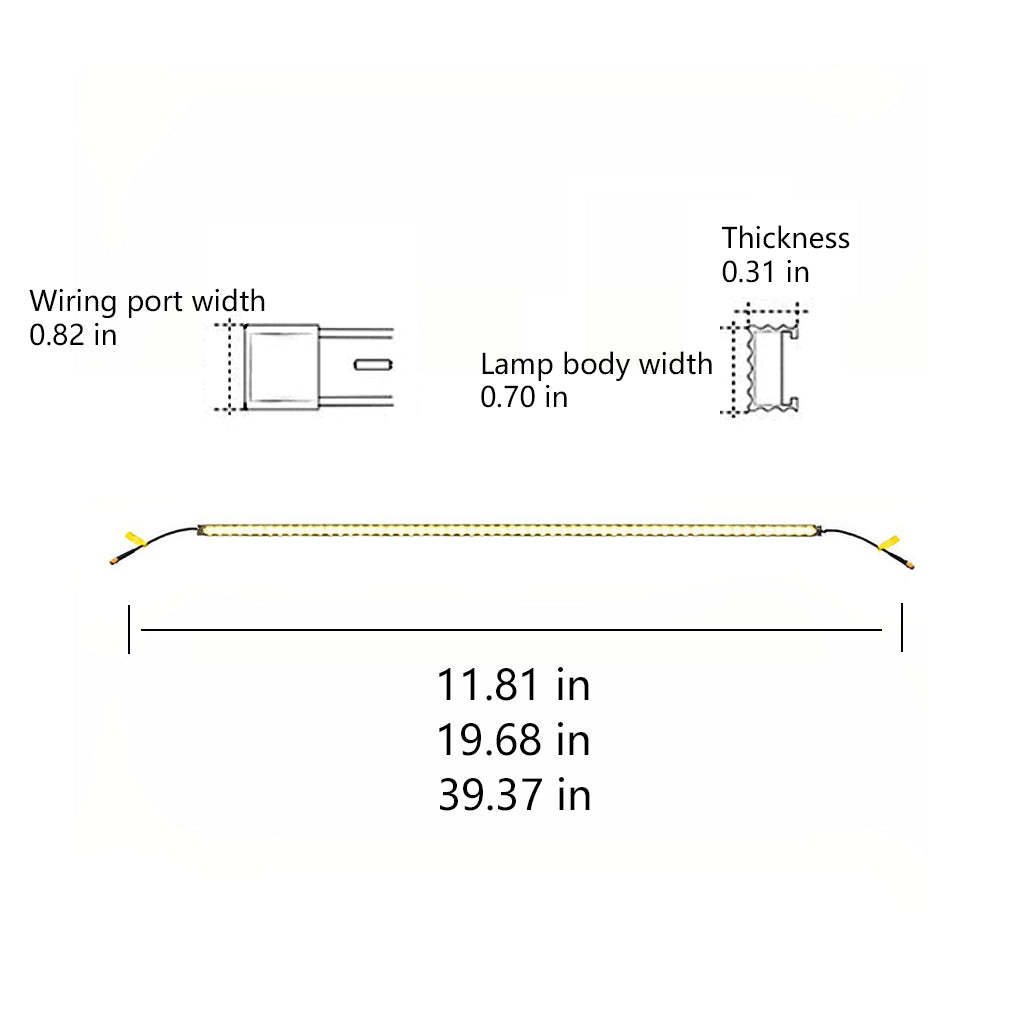 IP68 Waterproof LED Strip Step Stair Under Tread Lighting Outdoor Decorative Guardrails Lights-Lighom