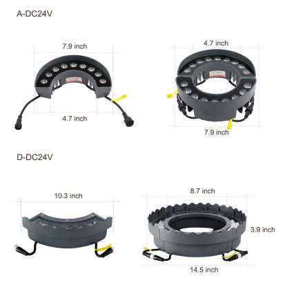 Solid Upwards LED Tree-Mounted Lights Outdoor Landscape Lighting for Trees-Lighom
