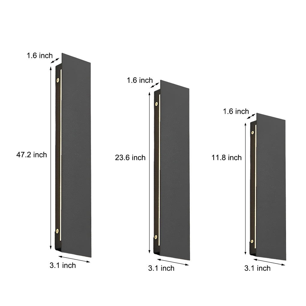 Modern Long Strip Bright LED Villa Courtyard Wall Light