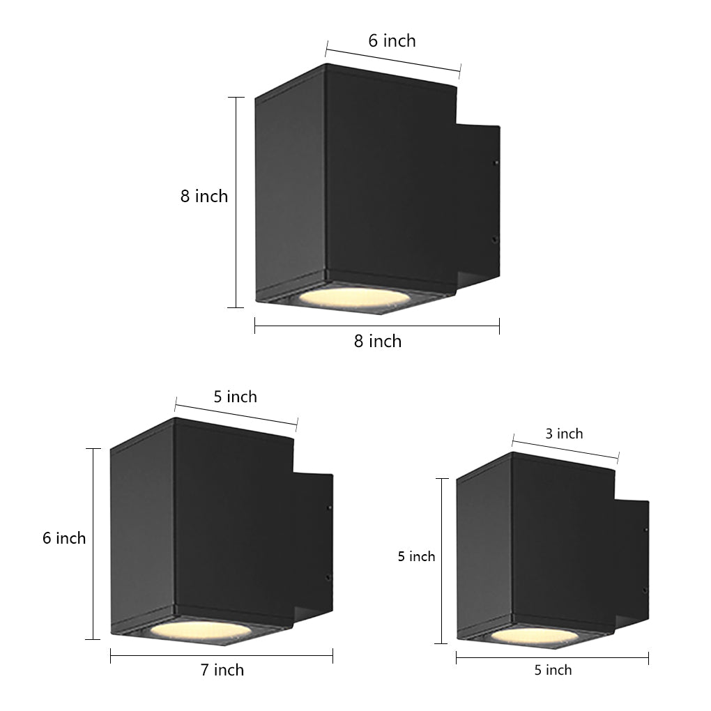 Waterproof LED Exterior Wall Sconces for Villa Outdoor Patio Balcony-Lighom
