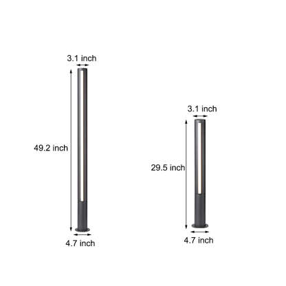 LED Pole Landscape Lighting Decorative Column Light Waterproof for Outdoor Courtyard-Lighom