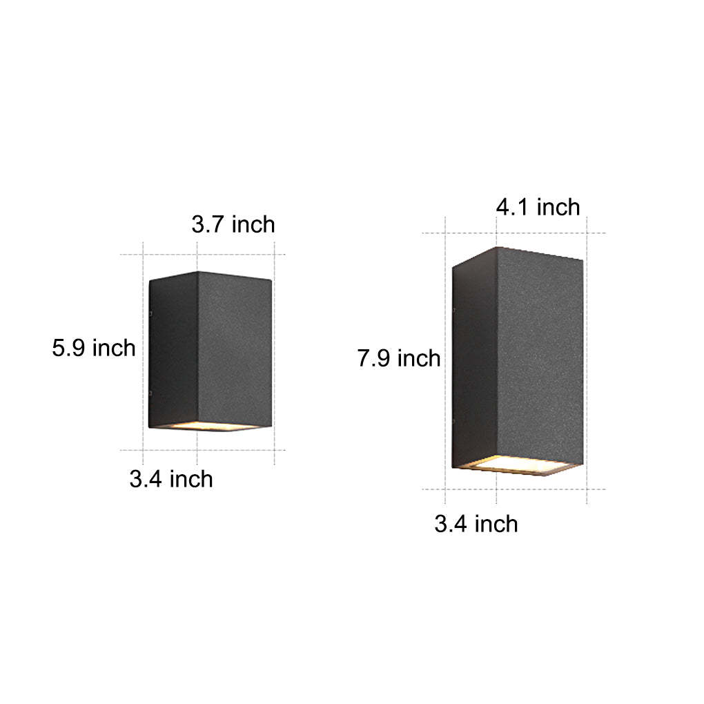 Two-Effect Optional LED Outdoor Courtyard Wall Light