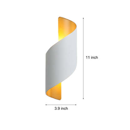 Unique Spiral Design LED Waterproof Two-way Luminous Wall Light for Aisle Balcony-Lighom