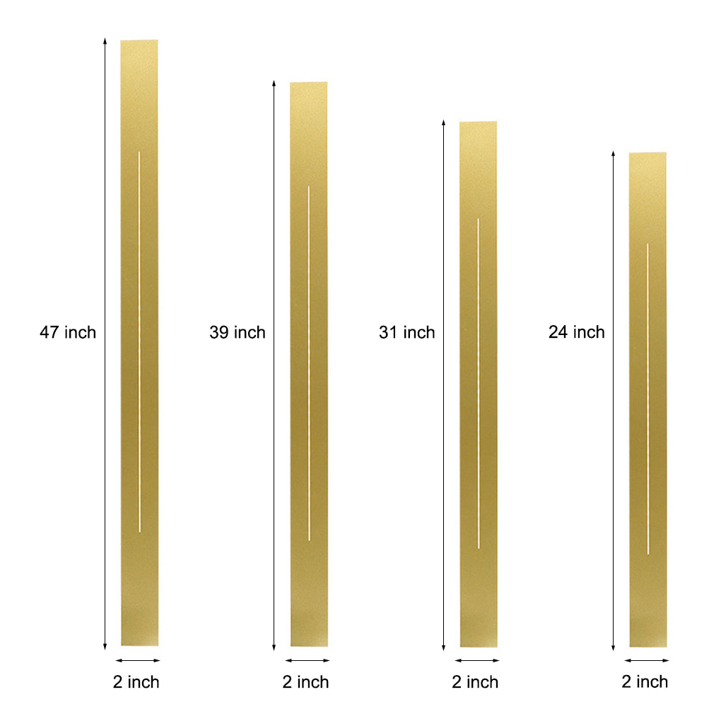 Long Strip Three Step Dimming LED Modern Wall Lights Sconces Lighting-Lighom