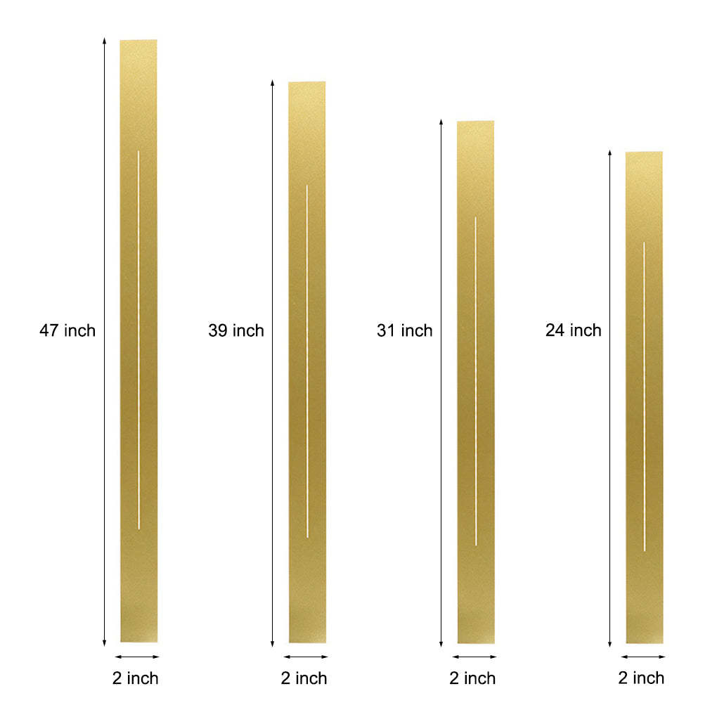 Long Strip Three Step Dimming LED Modern Wall Lights Sconces Lighting-Lighom