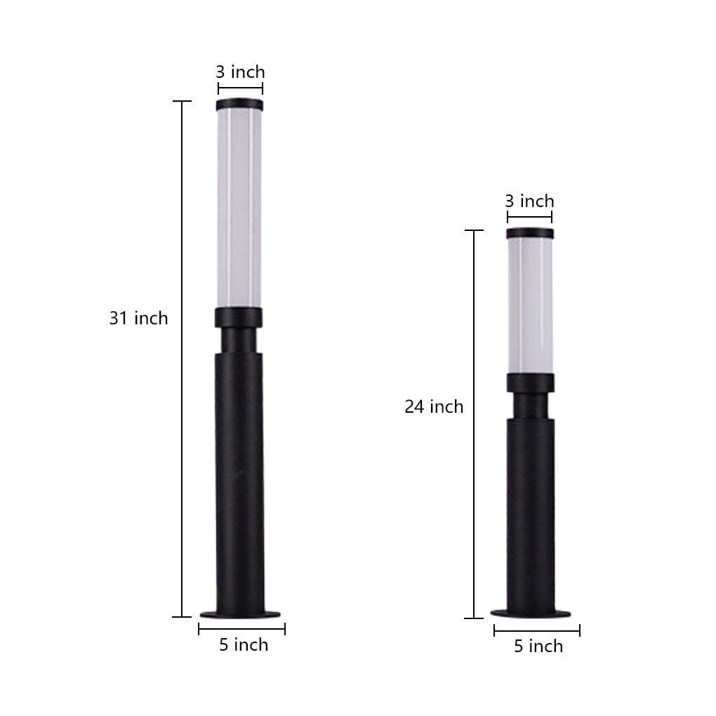 Modern Creative Outdoor Lights Bollard Lights LED Waterproof Garden Lights Pathway Lights-Lighom