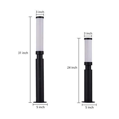 Modern Creative Outdoor Lights Bollard Lights LED Waterproof Garden Lights Pathway Lights-Lighom
