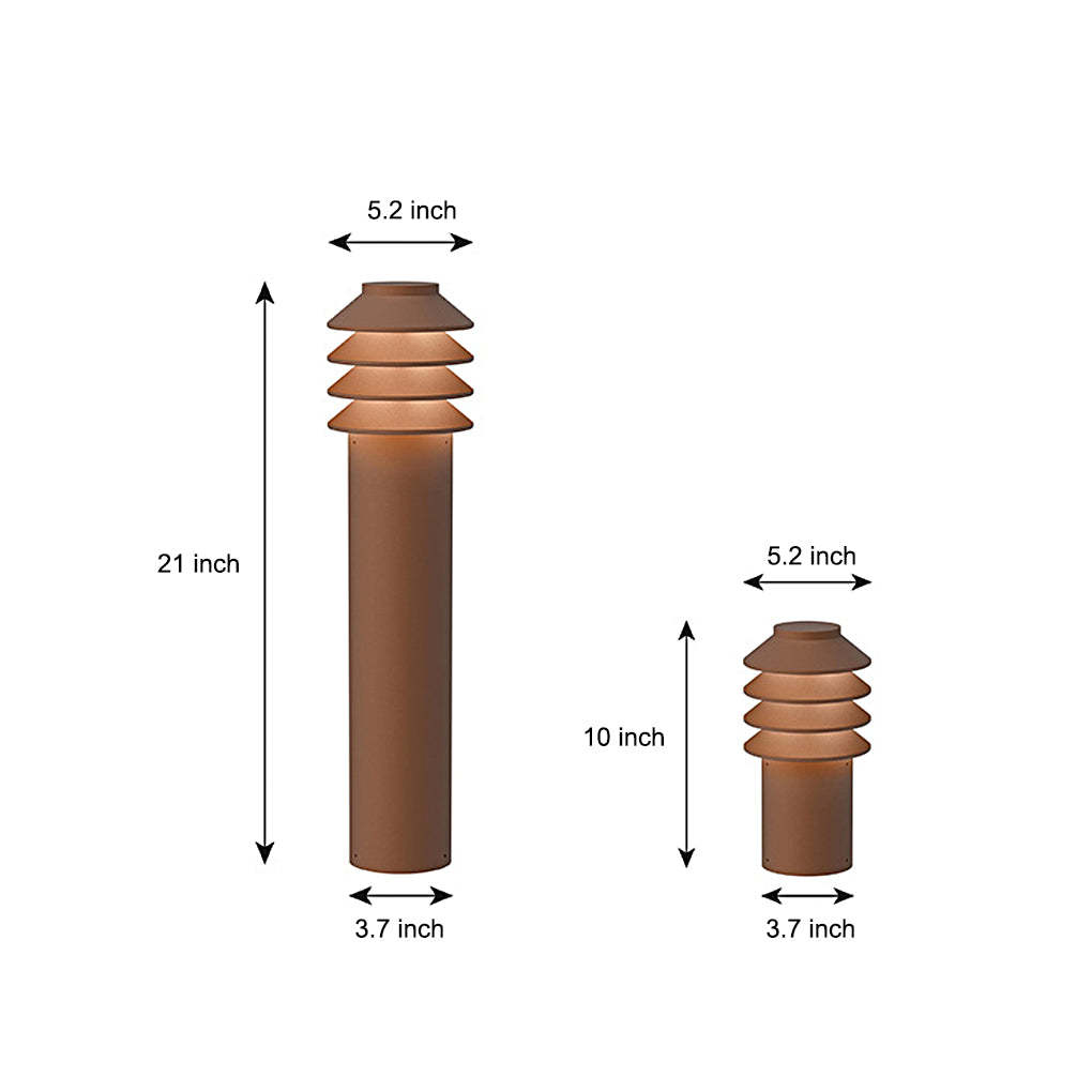 Creative LED Outdoor Post Lights Garden Lights Outside Lights Landscape Lighting-Lighom
