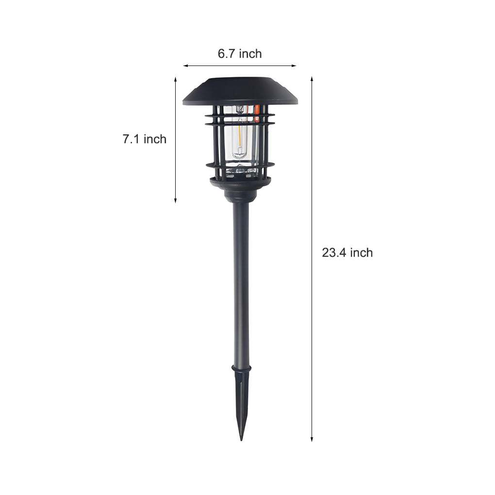 Solar Outdoor Lights Garden Lights LED Post Lights Landscape Lighting Pathway Lights-Lighom