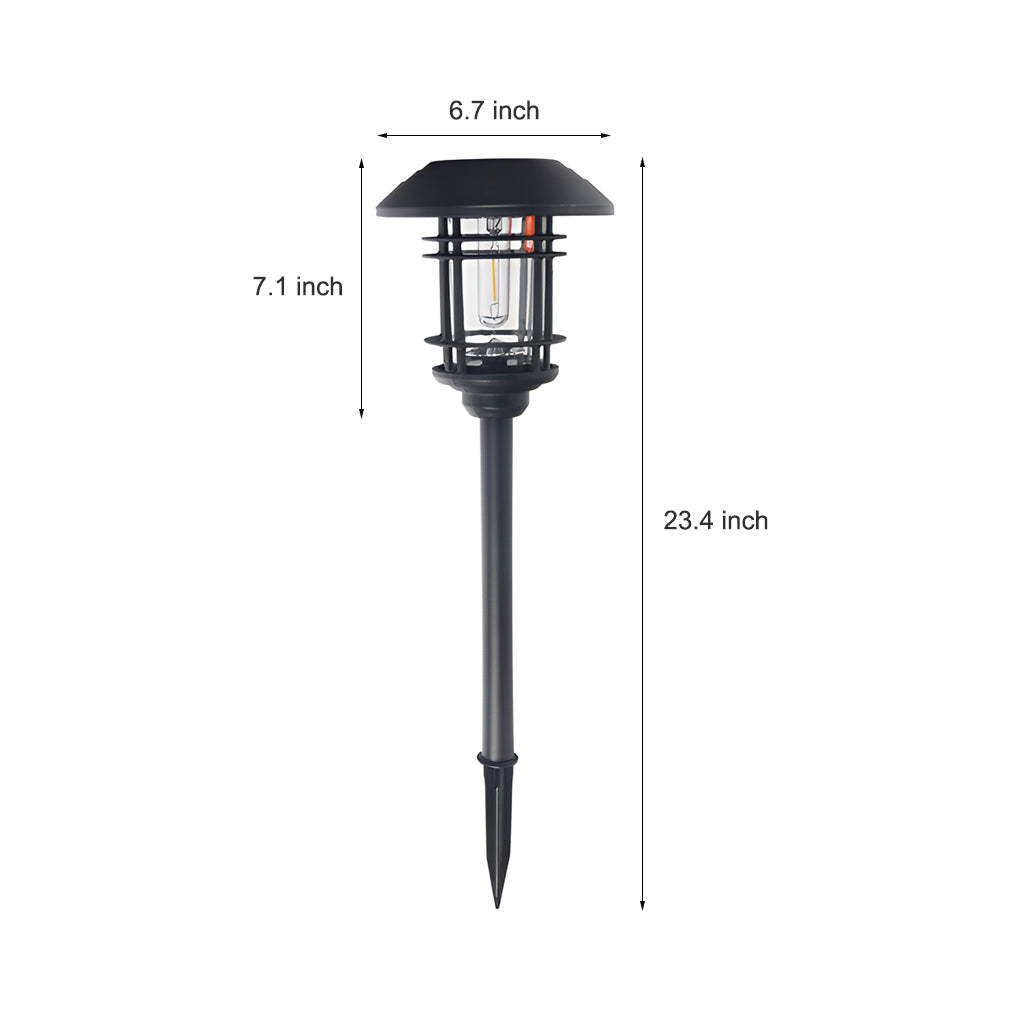 Solar Outdoor Lights Garden Lights LED Post Lights Landscape Lighting Pathway Lights-Lighom