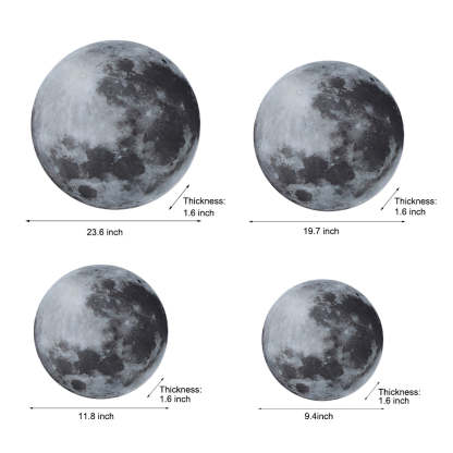 Lunar Moon Dimmable LED Modern Wall Lamp Wall Sconces Lighting Wall Lights-Lighom