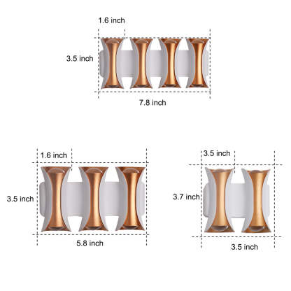 Waterproof Up and Down Lights LED Modern Outdoor Wall Sconce Lighting-Lighom