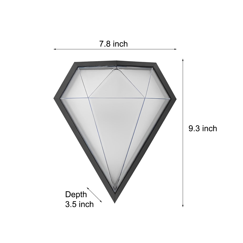 Geometric Black LED Modern Exterior Wall Lamp
