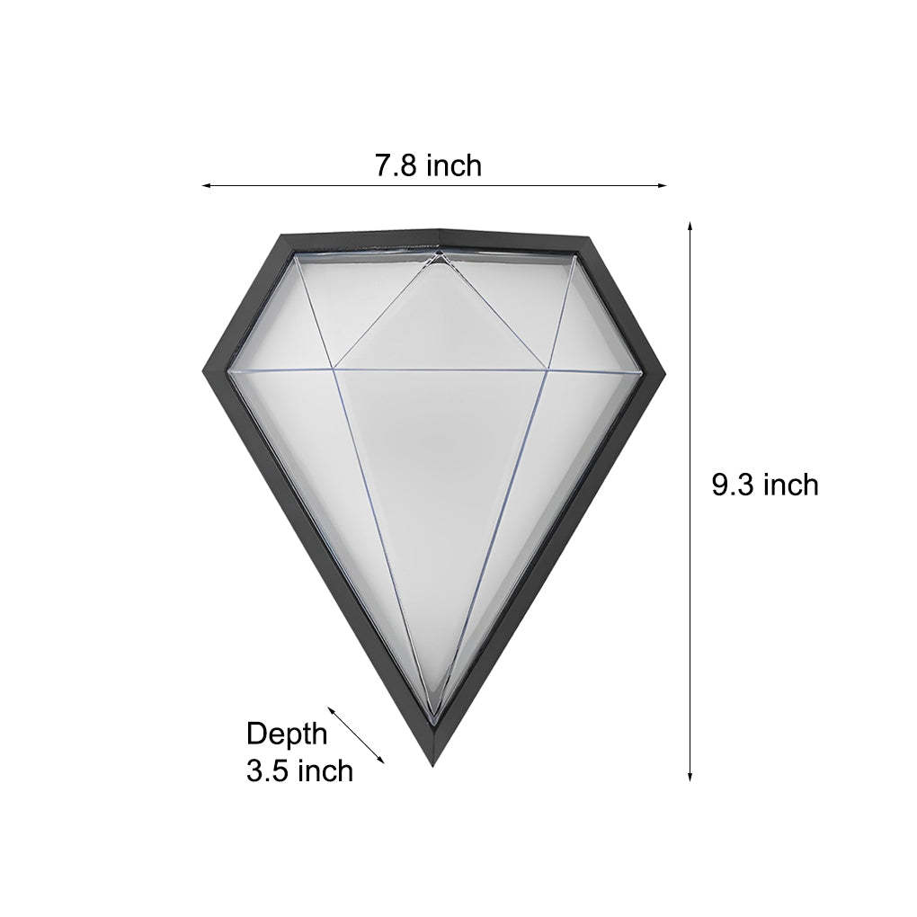 Geometric Black LED Modern Exterior Wall Lamp
