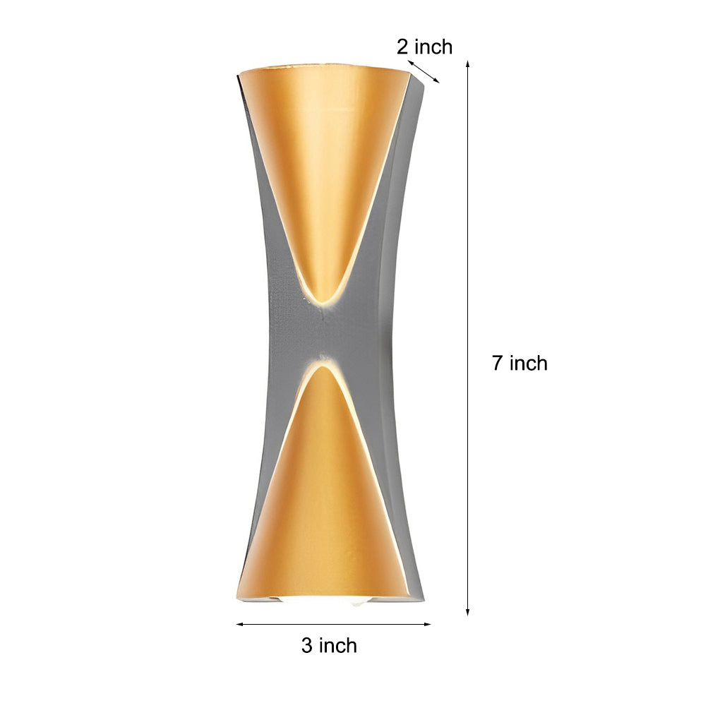 Creative Up and Down Lights LED Waterproof Modern Outdoor Wall Lamp-Lighom