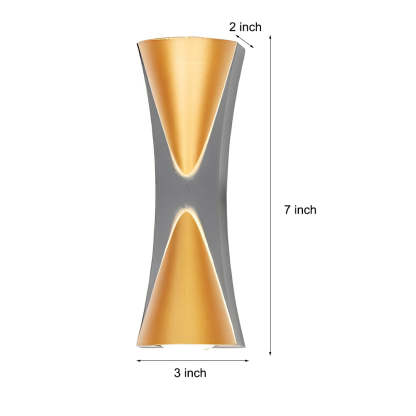 Creative Up and Down Lights LED Waterproof Modern Outdoor Wall Lamp-Lighom