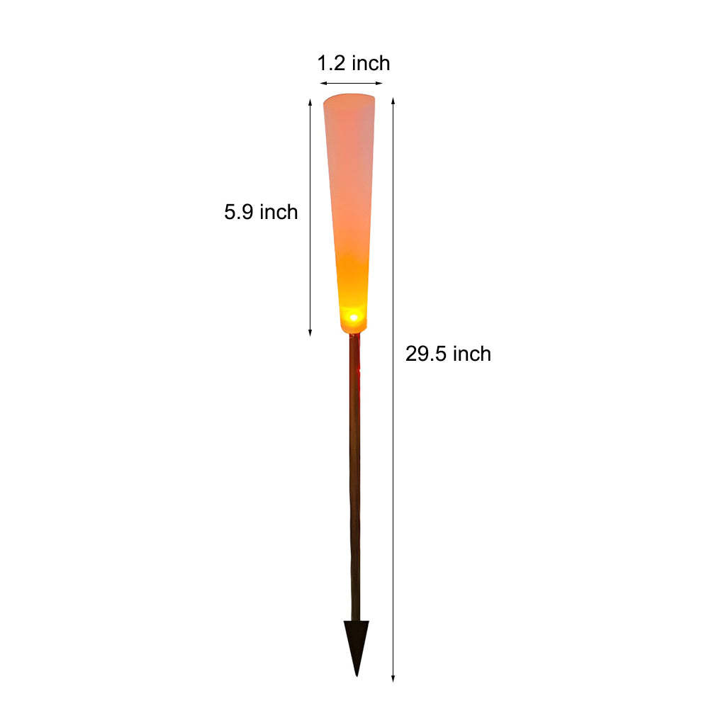 10pcs Reeds Acrylic Frosted Stick Waterproof Outdoor Lights Lawn Lamp-Lighom