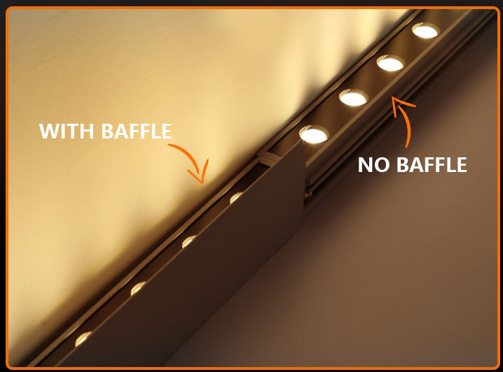 Linear Up LED Outdoor Wall Washer Lights Wall Landscape Lamp with Baffle-Lighom