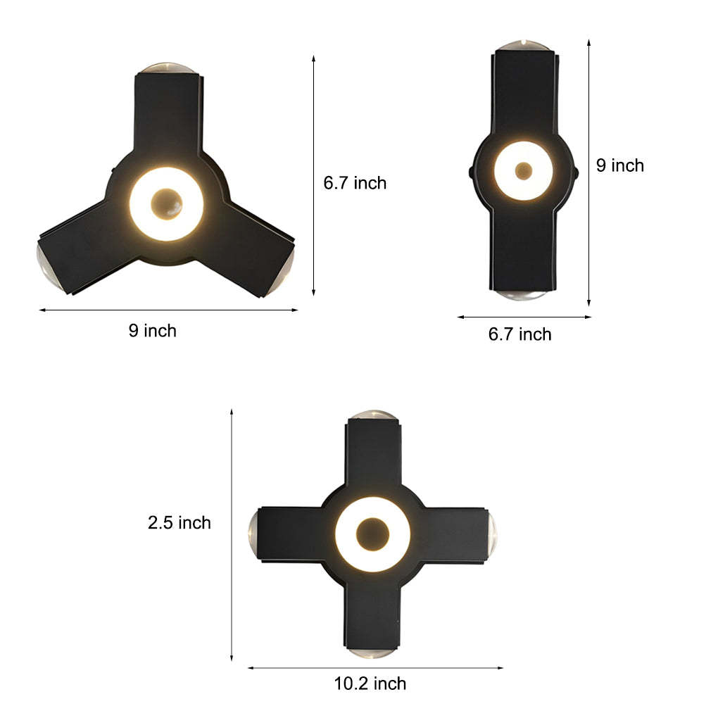 Up and Down Light Creative LED Waterproof Outdoor Wall Washer Lights-Lighom