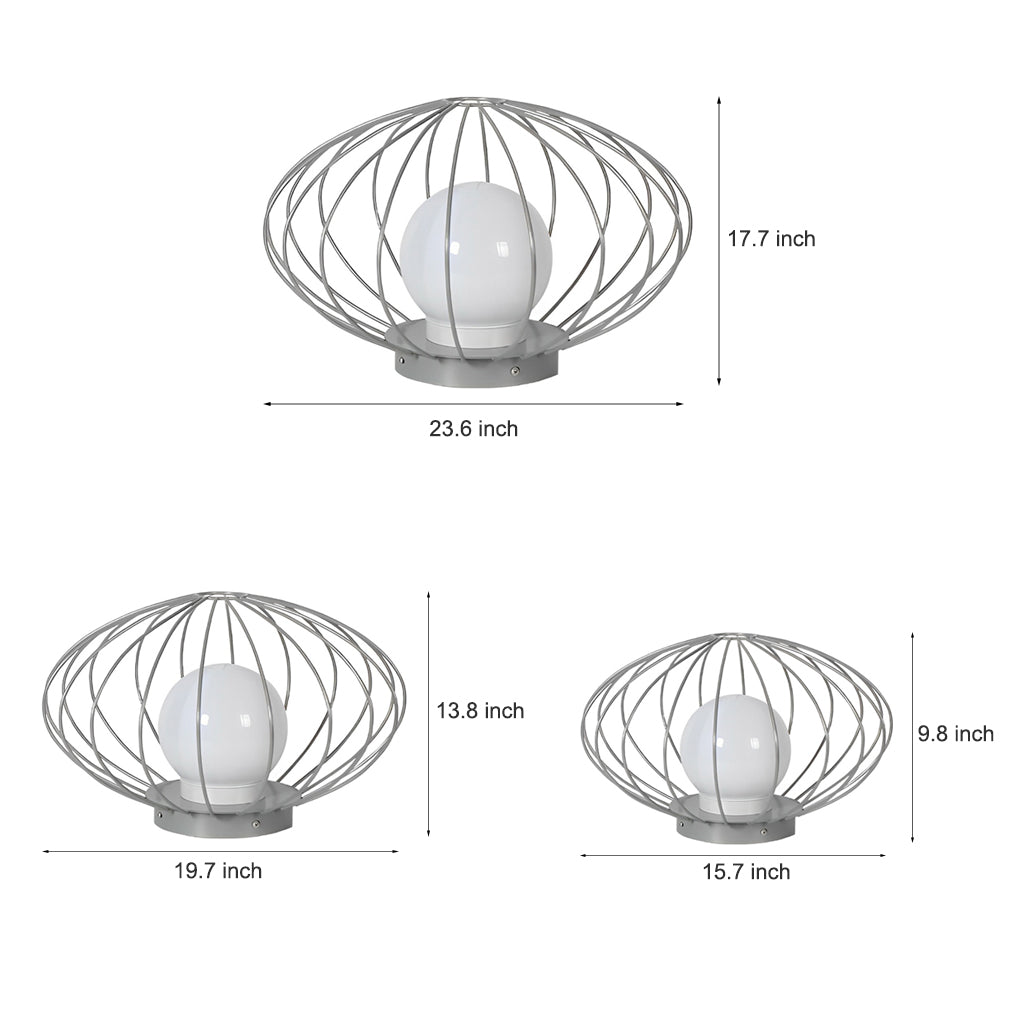 Mushroom Cage Shape LED Waterproof Modern Lawn Lamp Outdoor Lights-Lighom