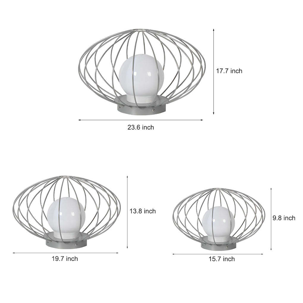 Mushroom Cage Shape LED Waterproof Modern Lawn Lamp Outdoor Lights-Lighom