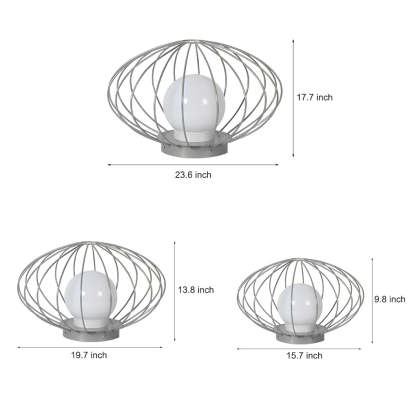 Mushroom Cage Shape LED Waterproof Modern Lawn Lamp Outdoor Lights-Lighom