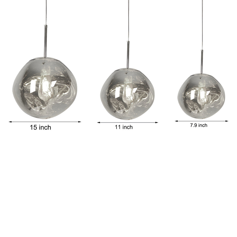 Irregular Lava Glass Ball Post-Modern Pendant Light