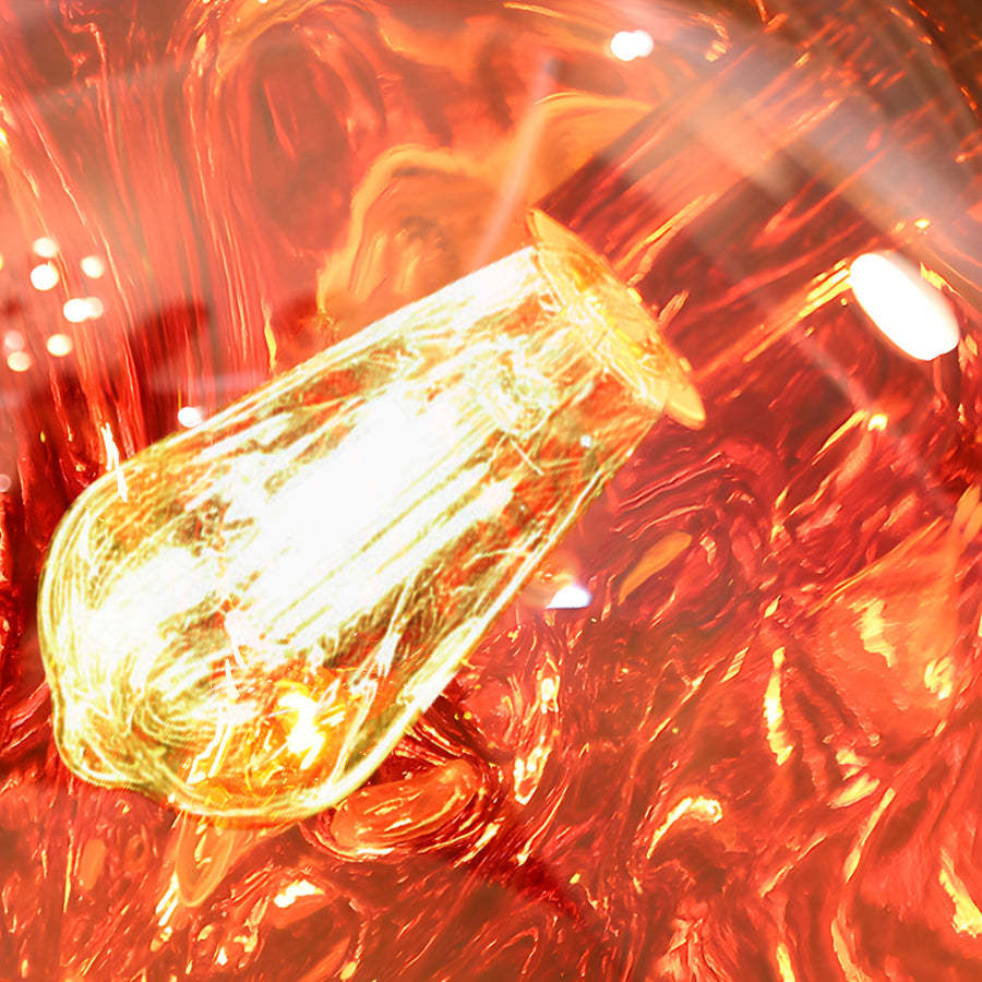 Irregular Lava Glass Ball Post-Modern Pendant Light