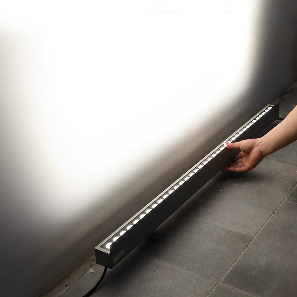 Linear Up LED Outdoor Wall Washer with Baffle