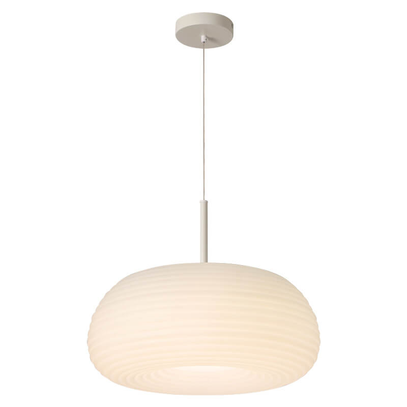 Minimalist pure white pendant lighting in iron — 7.87" W x 59.06" L / 220V-240V (UK/AU)