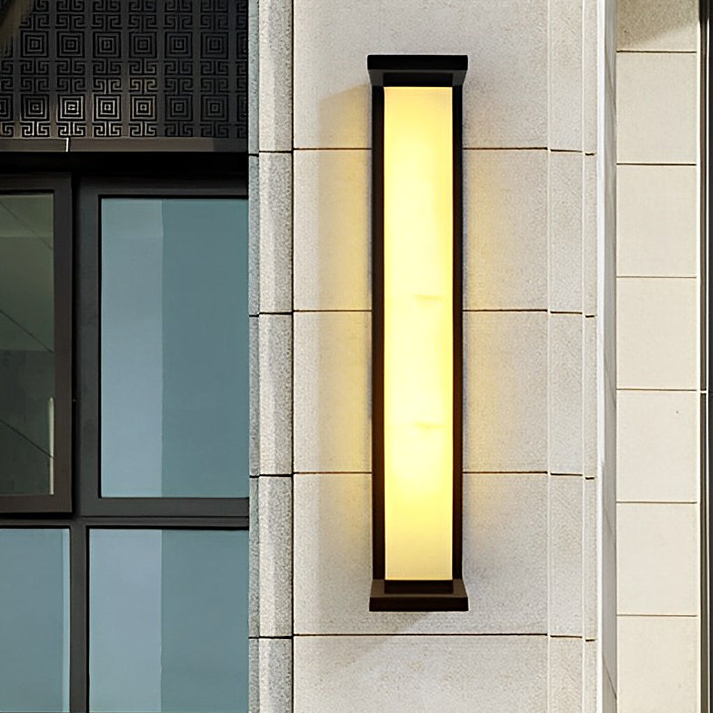 Strip Minimalist Stainless Steel Modern Outdoor Wall Light