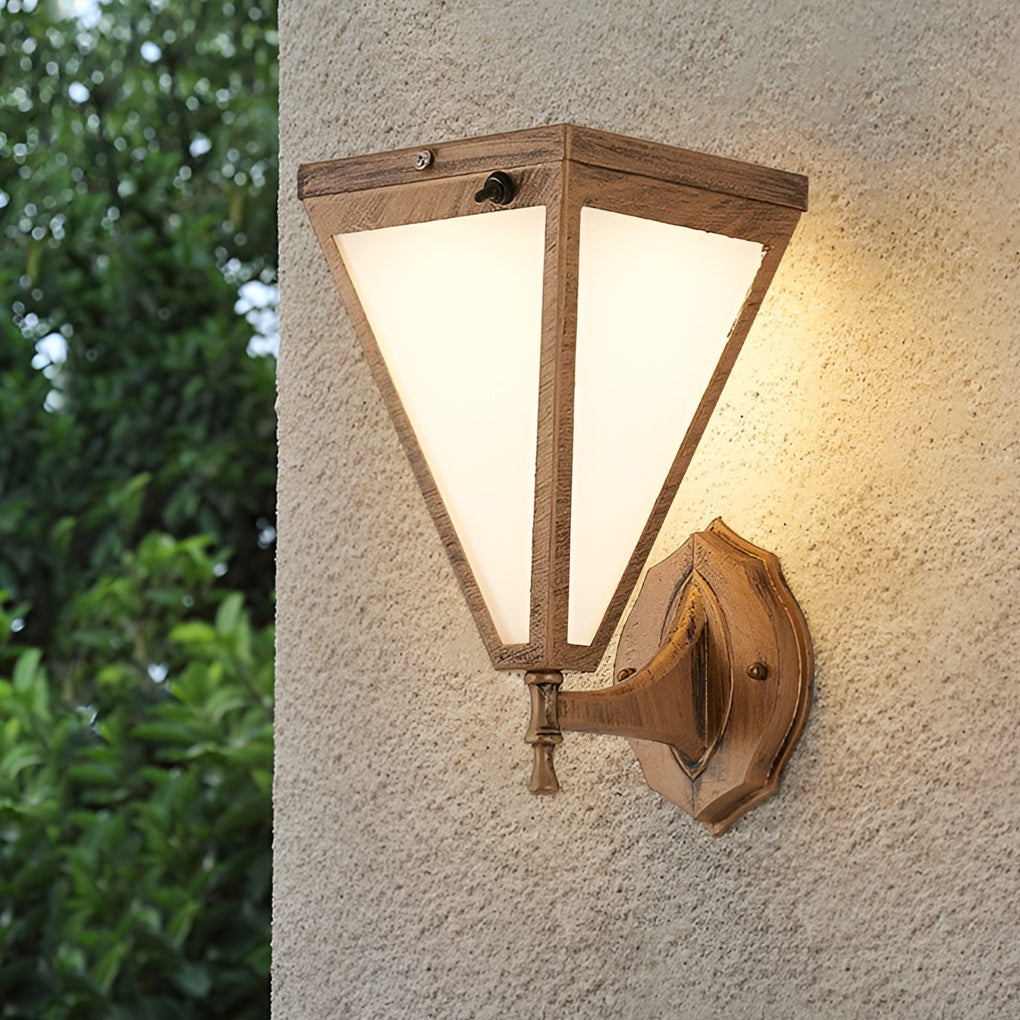 Industrial Tapered Dimmable Plug-In Solar LED Wall Light