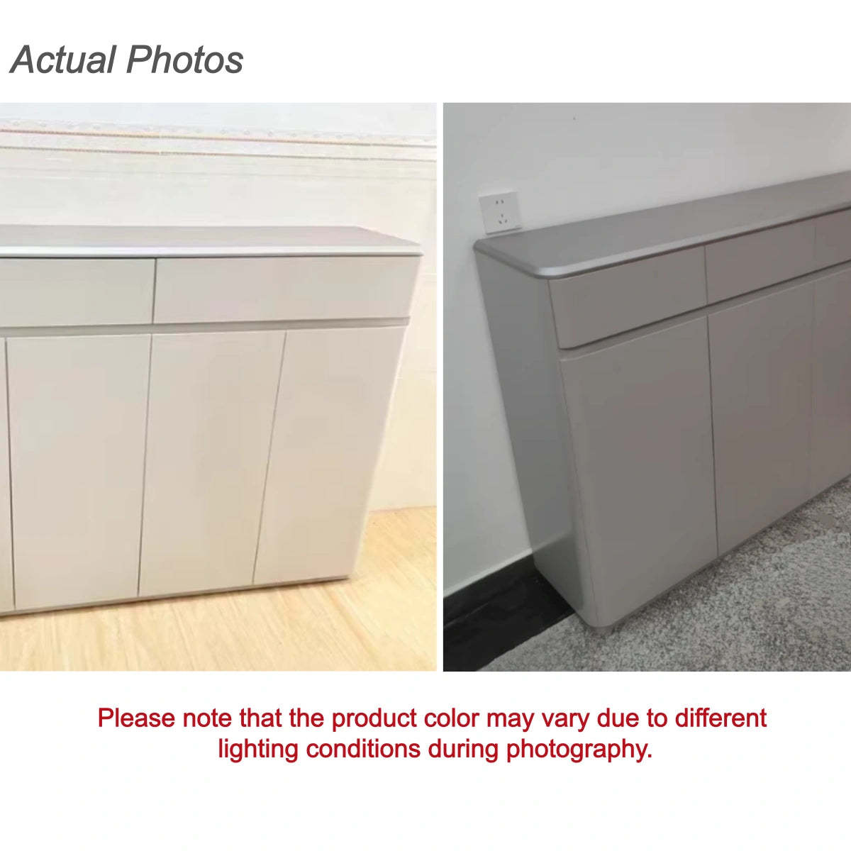 Modern Rectangular Gray Wood Hallway Large Shoe Cabinet
