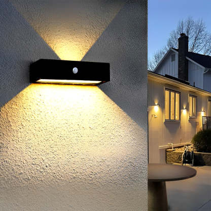 Up Down Motion Sensor Modern Solar Wall Lamp