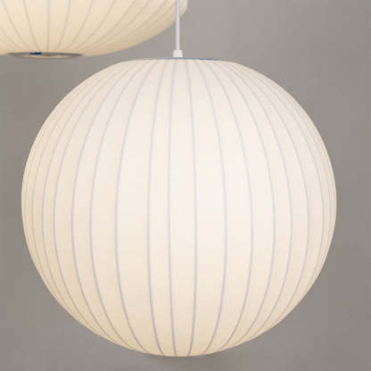 Nordic White Lantern Saucer Pendant Light For Living Room