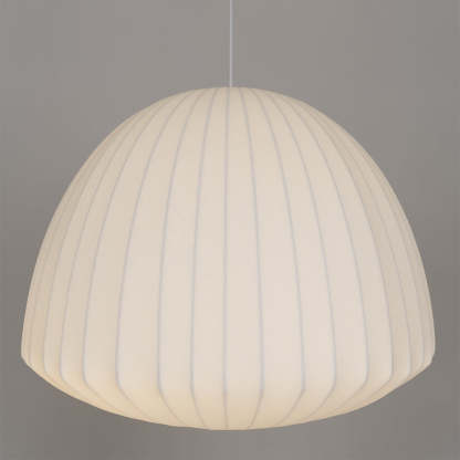 Nordic White Lantern Saucer Pendant Light For Living Room