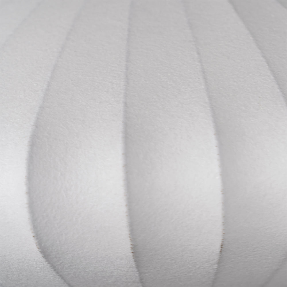 Nordic White Lantern Saucer Pendant Light For Living Room