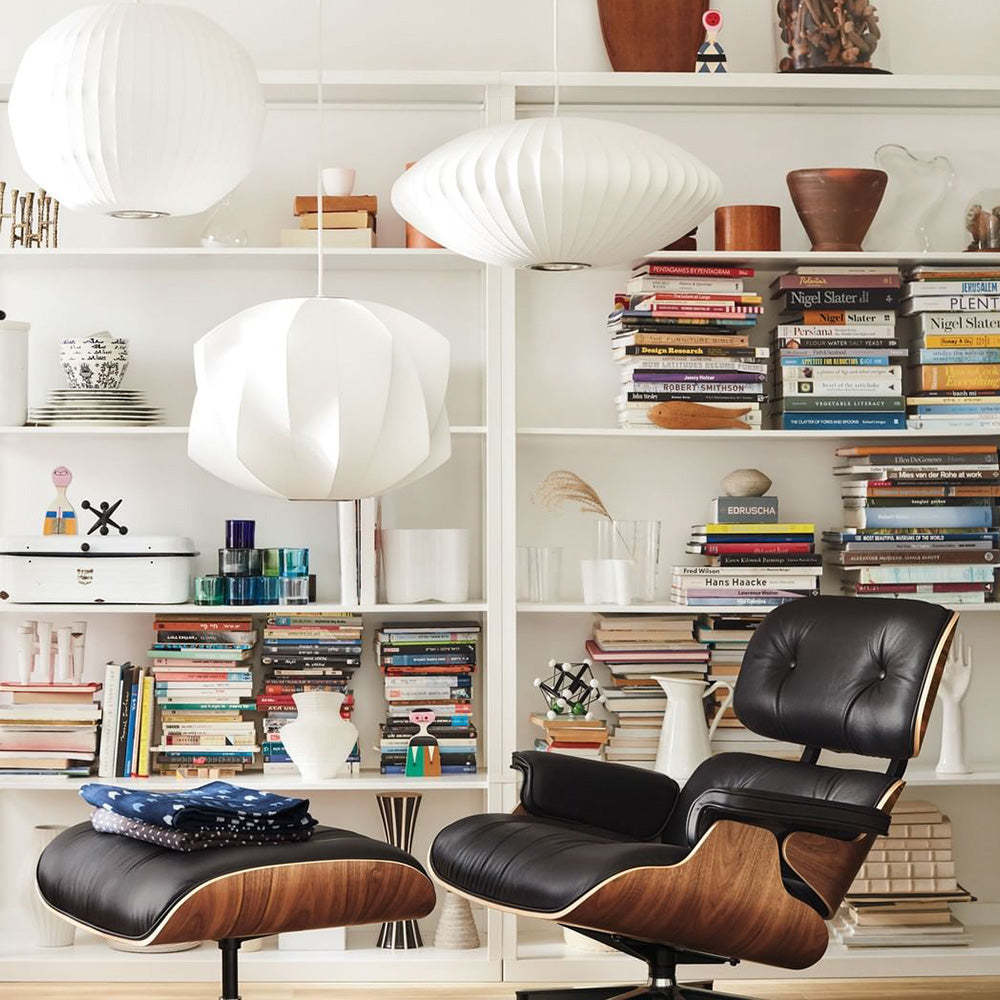 Nordic White Lantern Saucer Pendant Light For Living Room