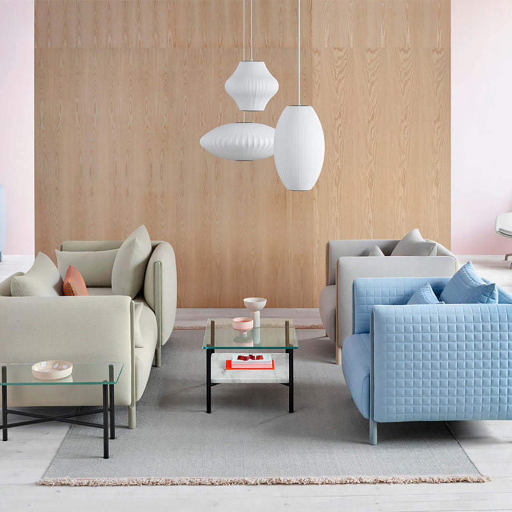 Nordic White Lantern Saucer Pendant Light For Living Room