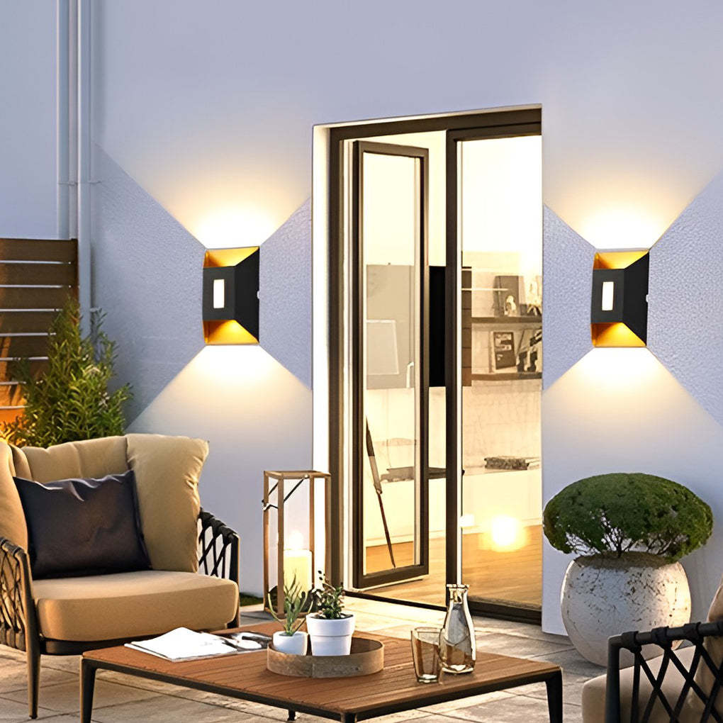 Waterproof LED Up and Down Lights Modern Wall Lamp Wall Sconce Lighting-Lighom