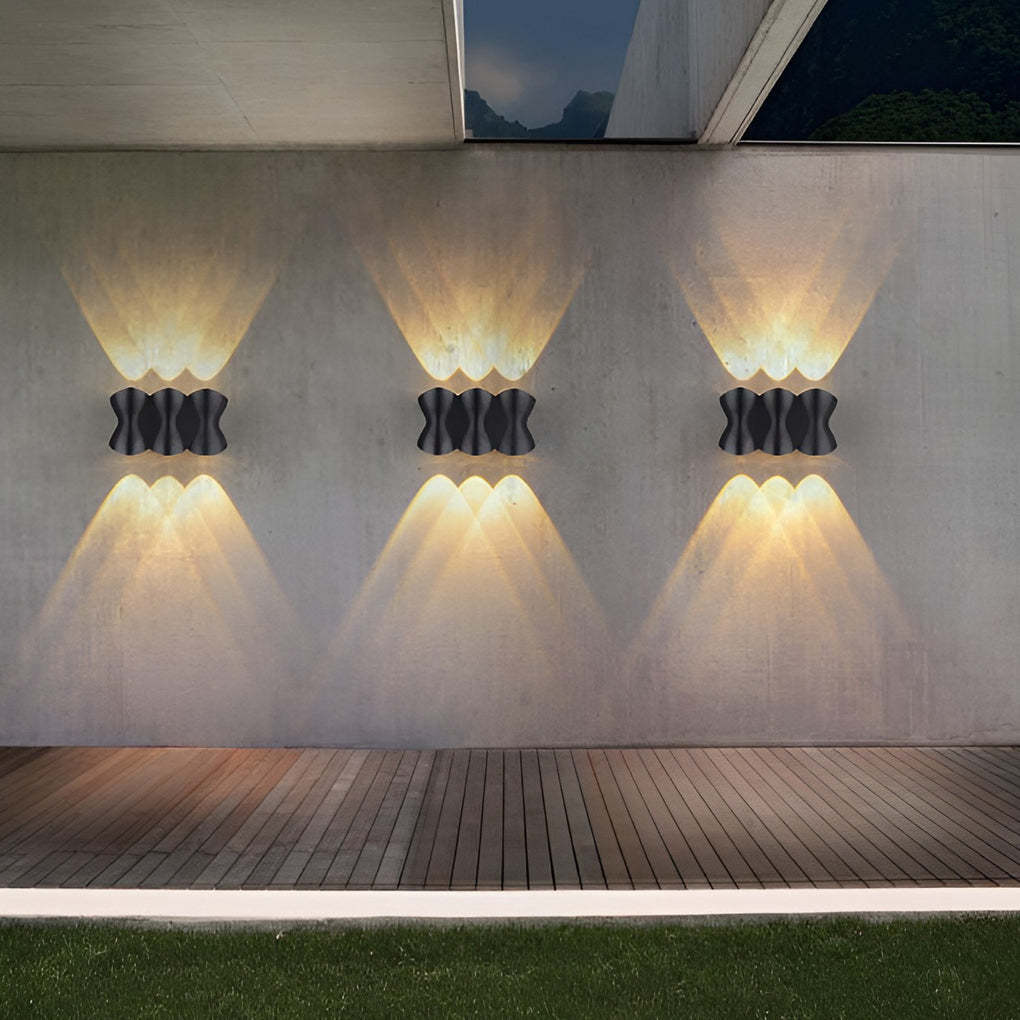 Creative LED Up and Down Lights Waterproof Modern Outdoor Wall Lamp-Lighom
