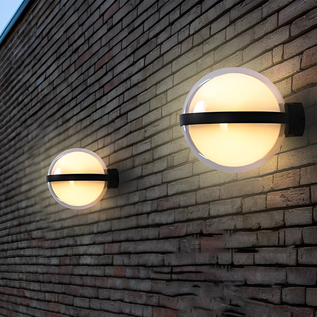 Creative Round Up and Down Light LED Waterproof Outdoor Wall Lamp-Lighom