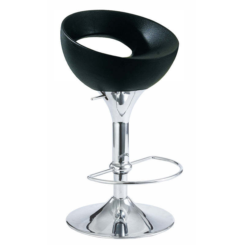 Modern Round Iron Swivel Bar Stool