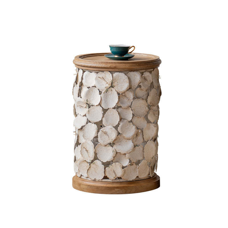 Modern Art Deco Petals Wood Coffee Table