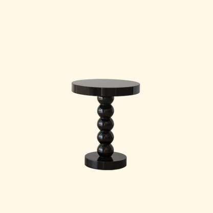 Retro Round Gourd Solid Wood Coffee Table