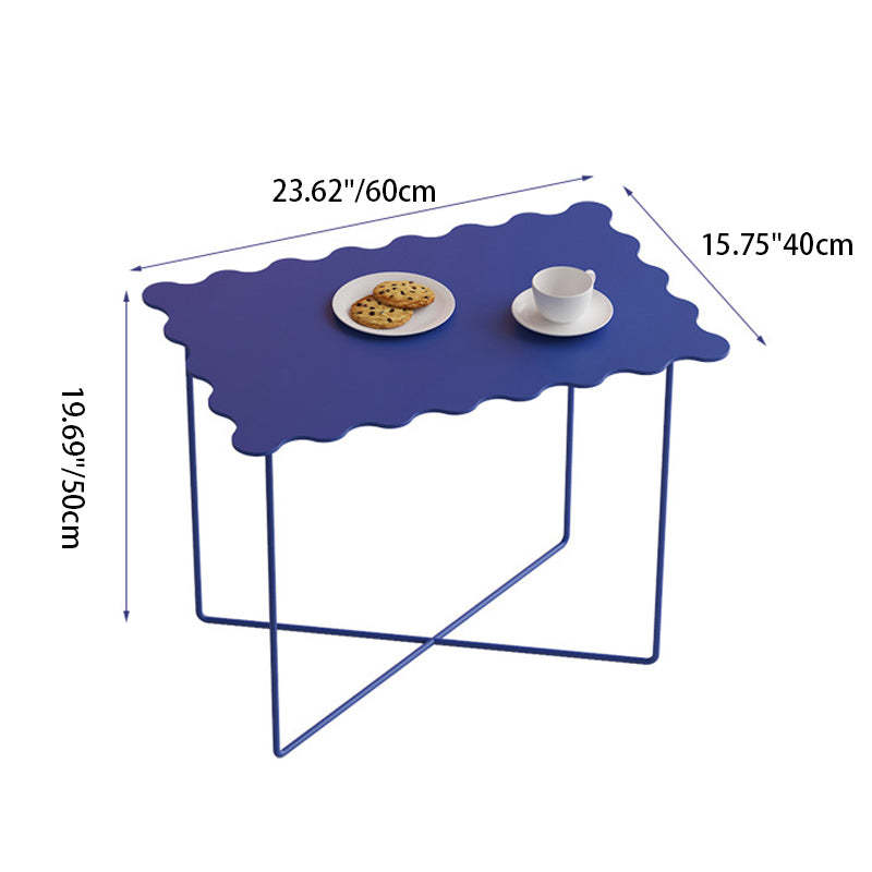 Minimalist Round Iron End Table