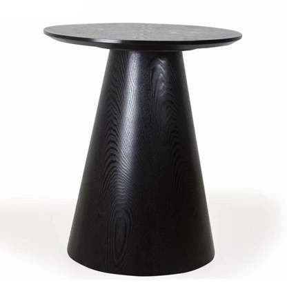 Minimalist Round White Ash Wood Coffee Table