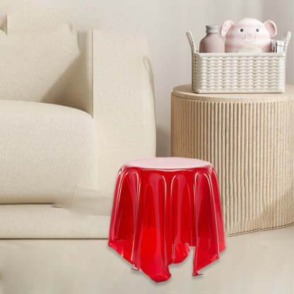 Scandinavian Round Tablecloth Acrylic End Table